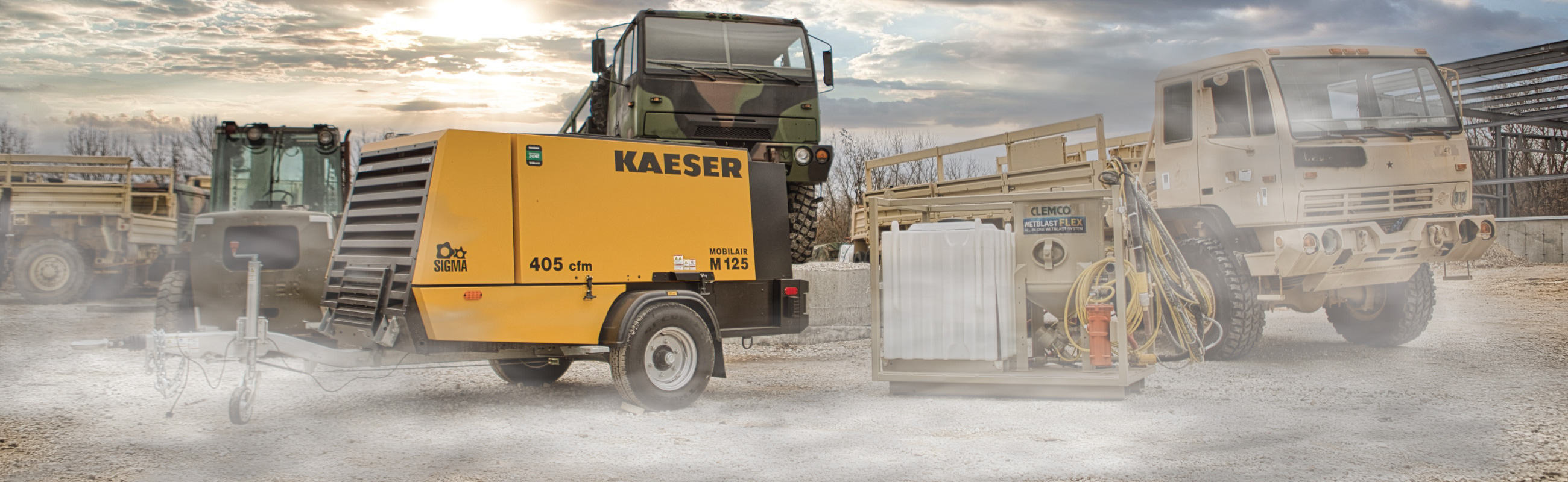 Cfm Portable Compressors Kaeser Mobilair Compressors