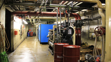 Old compressed air station at ZF Friedrichshafen