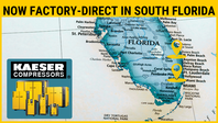 KAESER is now factory-direct in South Florida