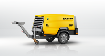KAESER M59 PE portable compressor, lightweight version