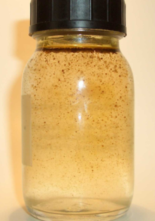 contaminated condensate sample