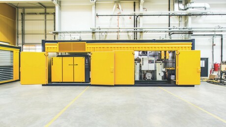 enclosure system in warehouse - enclosed units