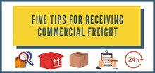 tips for receiving commercial freight
