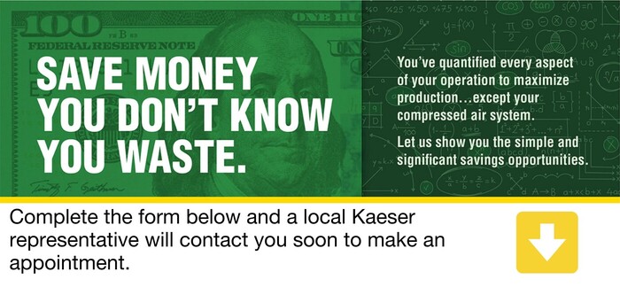 Save money on your compressed air system