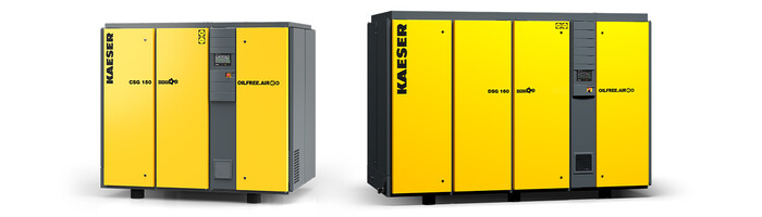 125 hp oil-free compressors - CSG 150-DSG 160