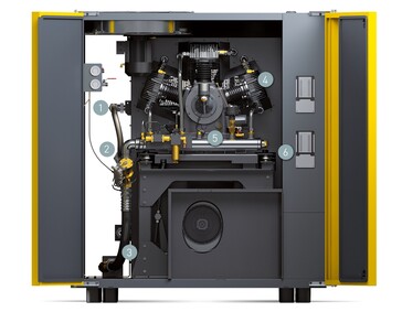 DN C series compact booster package components (front)