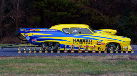 JEB Four car with trophies