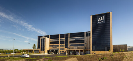 Joh. Johannson Kaffe’s new production building, designed to the passive house standard.
