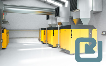 Heat recovery for the utilization of exhaust heat and connection to an exhaust duct system