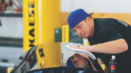 KC Mathieu uses Kaeser compressors in his paint shop for perfect paint finishes