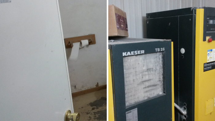 nightmare of a compressor room